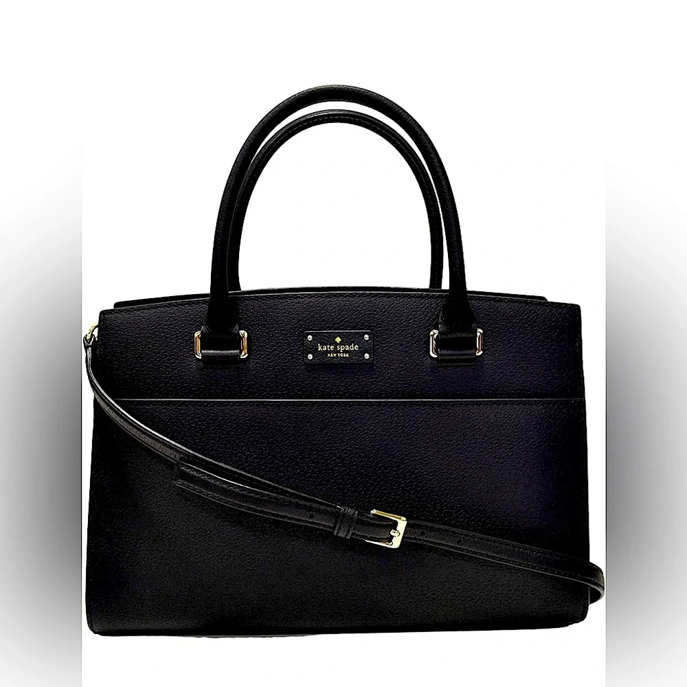 KATE SPADE NWOT MRSP over $500 Grove Street Caley Satchel black leather